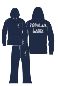 PRE-ORDER - Men's Popular Lame Long Sleeve Hoodie Windbreaker Suit